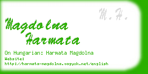 magdolna harmata business card